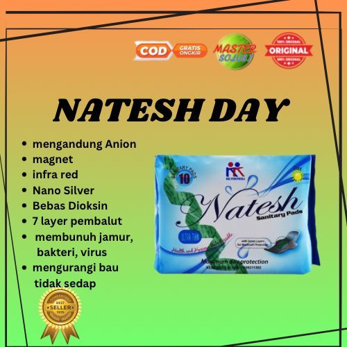Natesh Day Natesh Pembalut Herbal Pembalut Wanita Original KK Indonesia