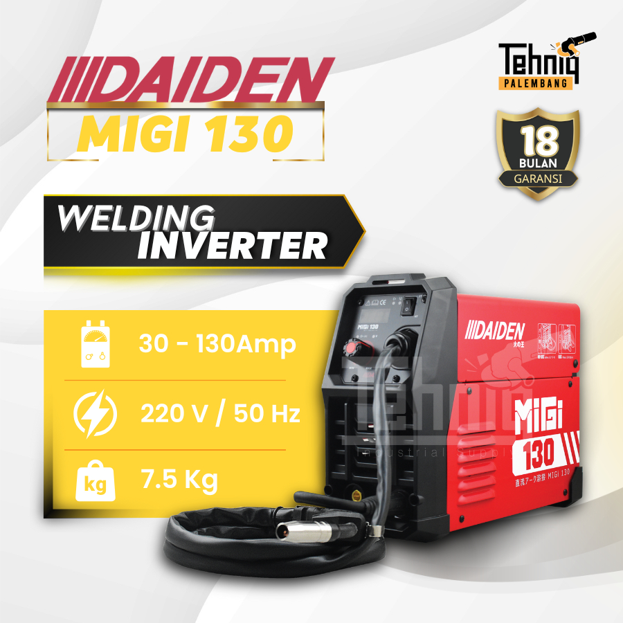 DAIDEN MIGi 130 INVERTER WELDING MACHINE MIG 130 MESIN LAS LISTRIK