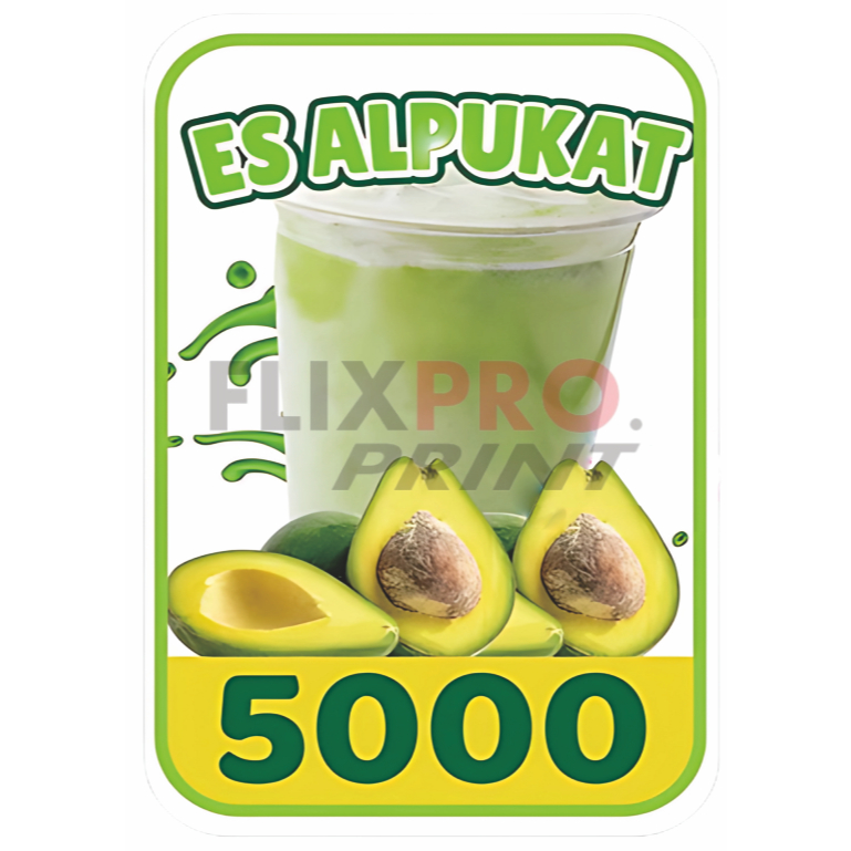 

STIKER ES ALPUKAT (STIKER ANTI AIR)