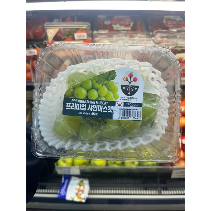 

Anggur shine muscat korea premium 450gram