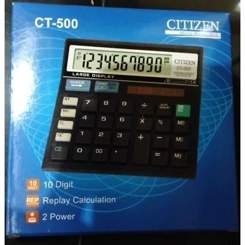 

Kalkulator Citizen CT500