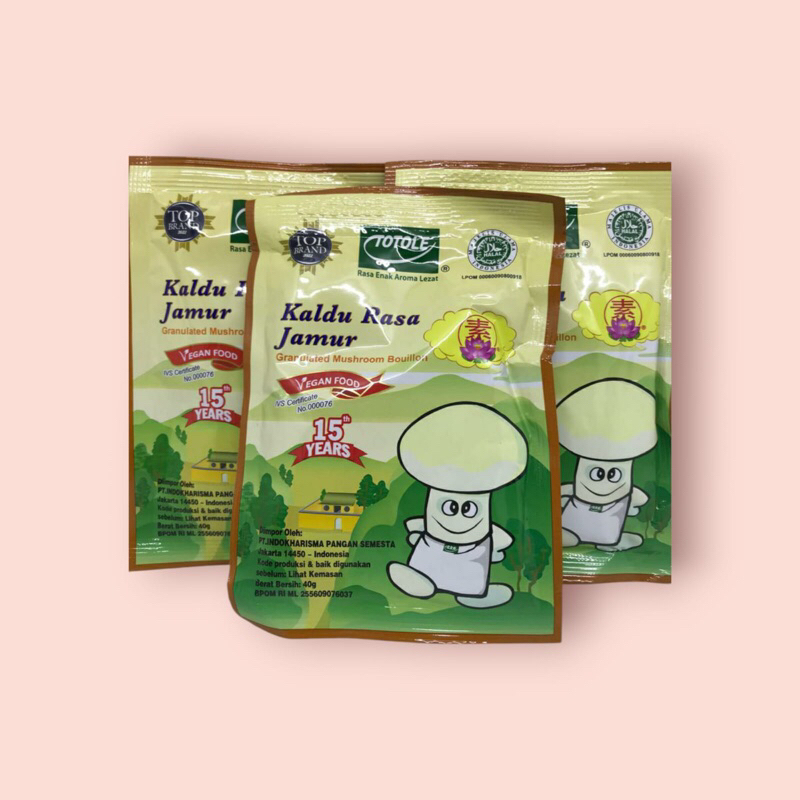 

Totole Kaldu Jamur All Varian Penyedap Vegan HALAL