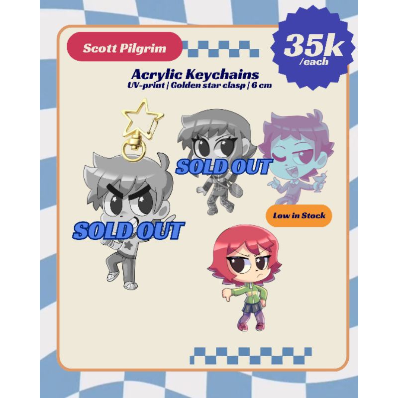 [CF19 LEFTOVERS] Scott Pilgrim Fan Merch