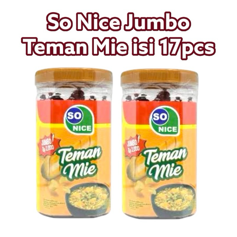 

SO NICE SOSIS JUMBO TEMAN MIE SIAP MAKAN ISI 17 pcs