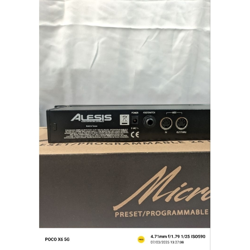 EFEK VOCAL ALESIS MICROVERB4 MADE IN TAIWAN ORIGINAL