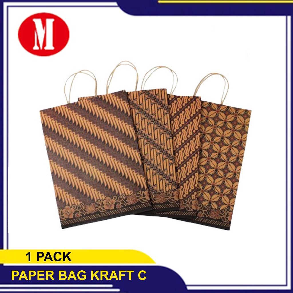 

Paper Bag Kraft C 390x296x100mm Kraft Paper Bag Large (C)
