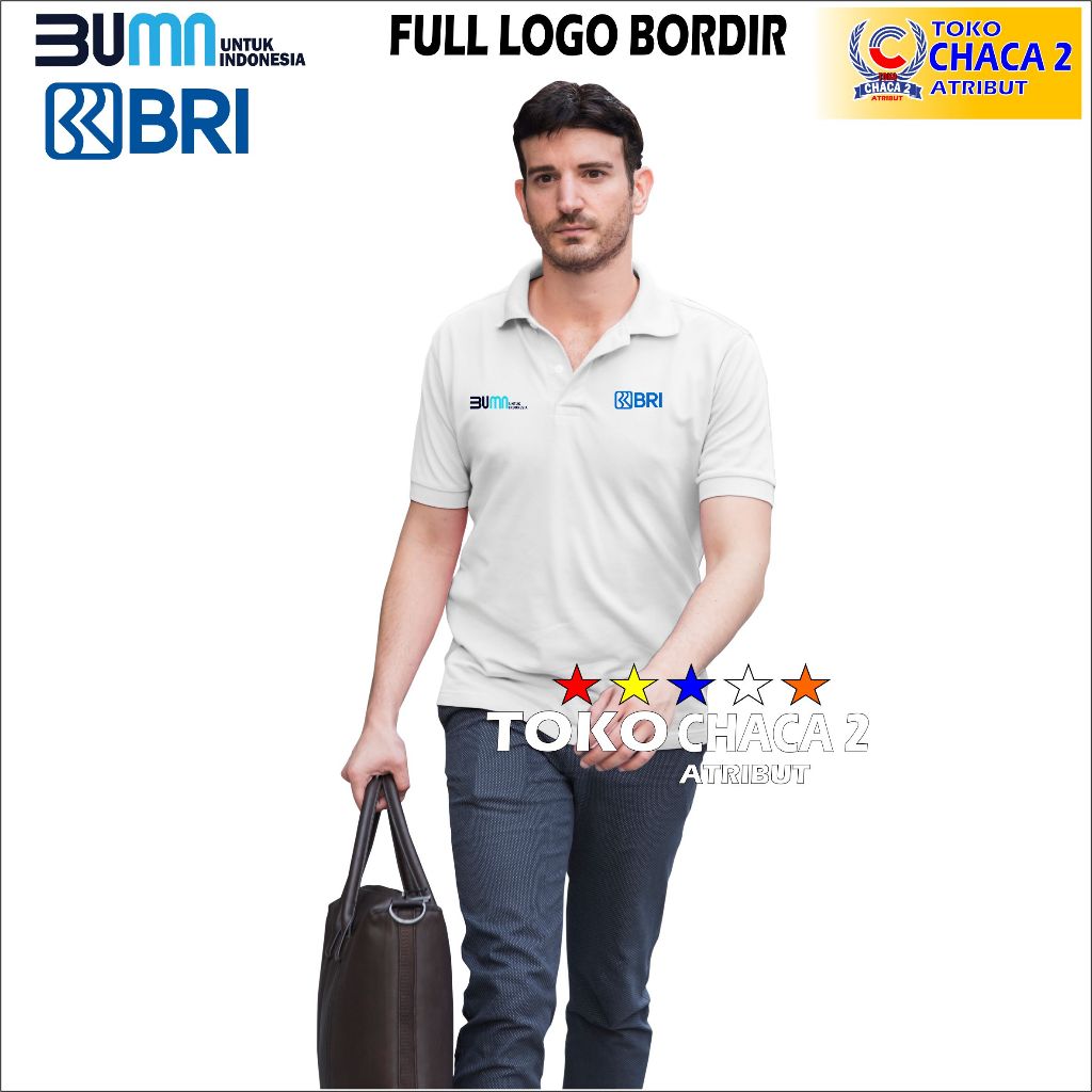 bank bri - kaos polo katun bank bri - kaos kerah bri - kaos kerah bumn dan bank bri