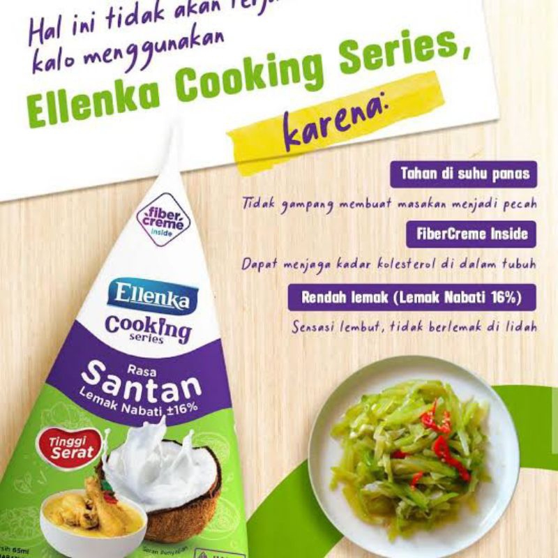 

Ellenka Santan 65ml - Cooking Series Fiber Creme