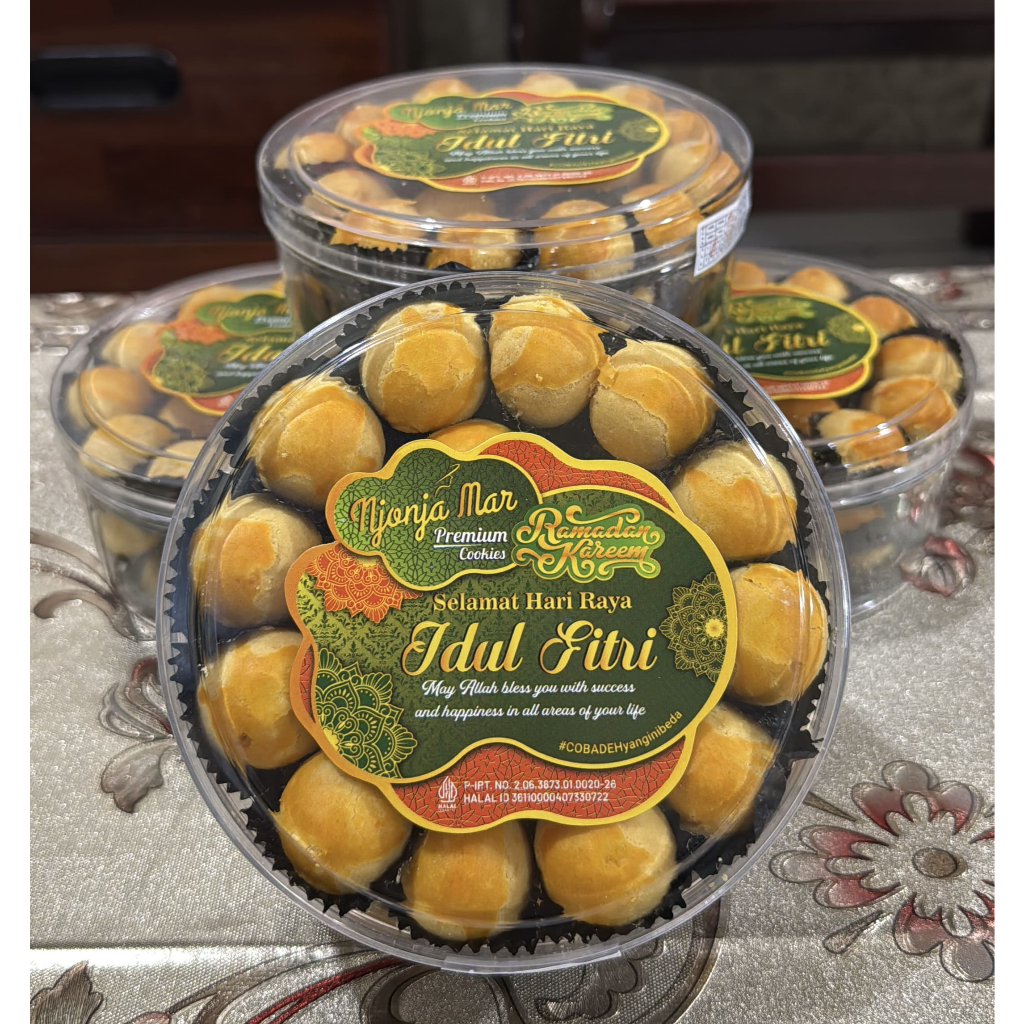 

Njonja Mar - Kue Nastar Premium - Halal 100% - Kue Kering Lebaran Premium Series Hampers - Idul Fitri