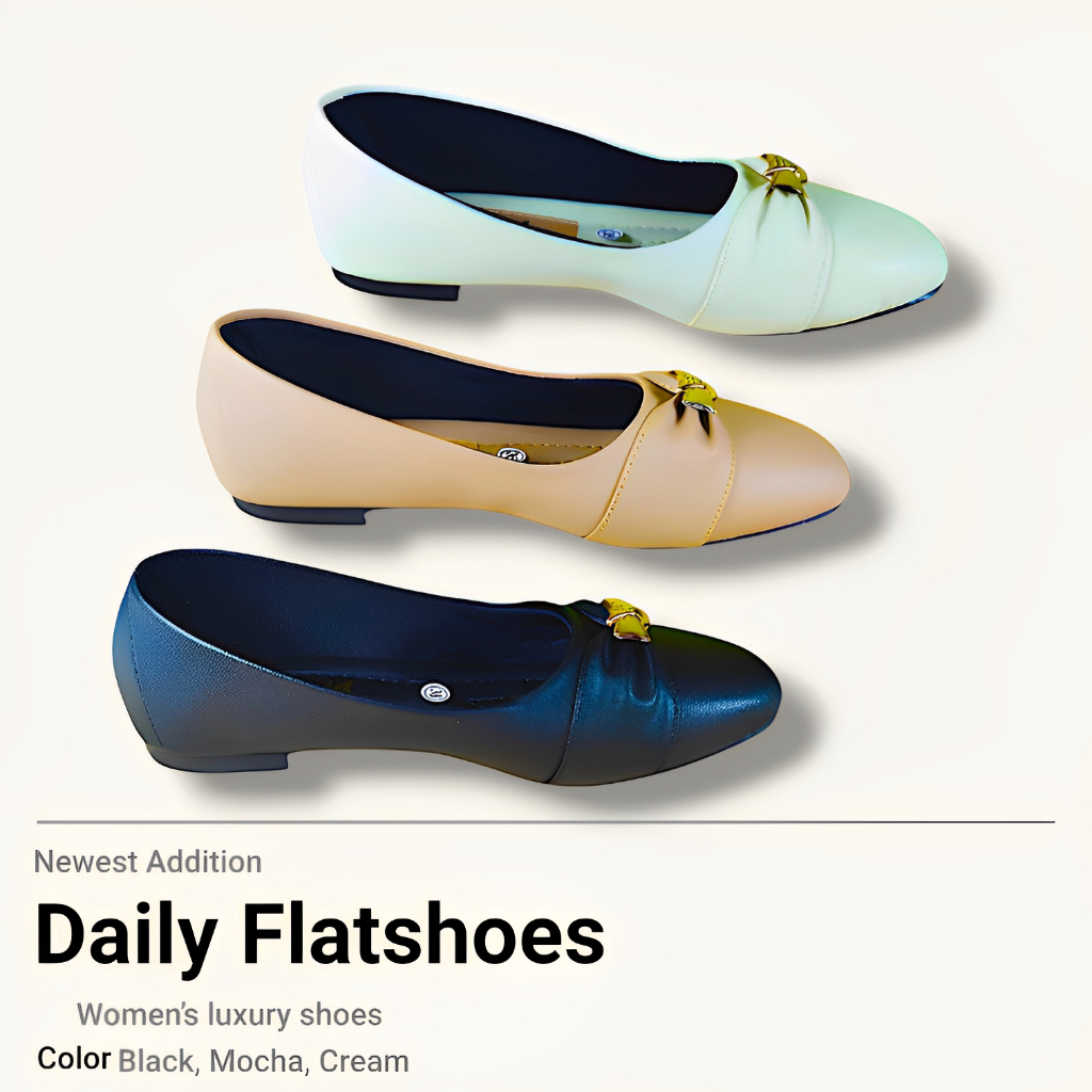 Sepatu Flat shoes Wanita Empuk Dan Nyaman Untuk Kerja