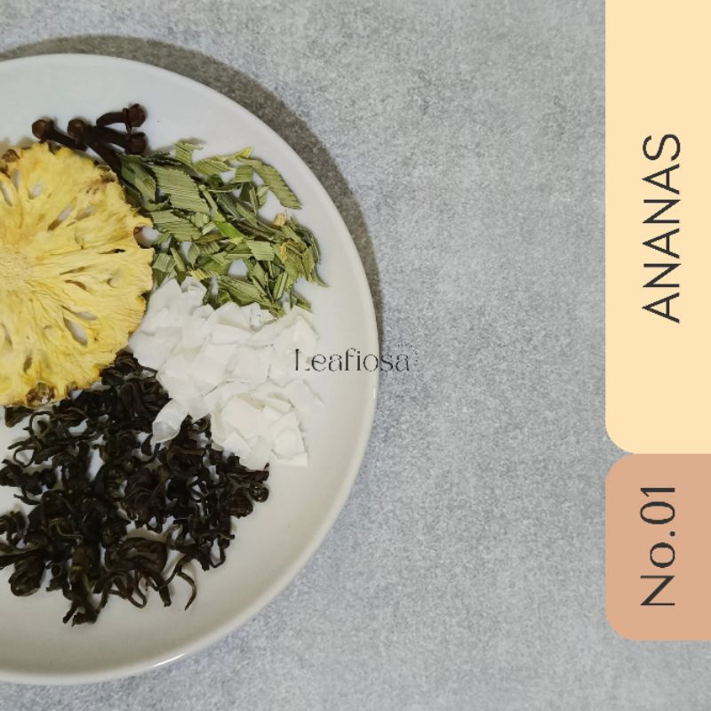 

Nastar Tea "Ananas" | Green Tea Pineapple Pandan Coconut Tea | Fruit Tea