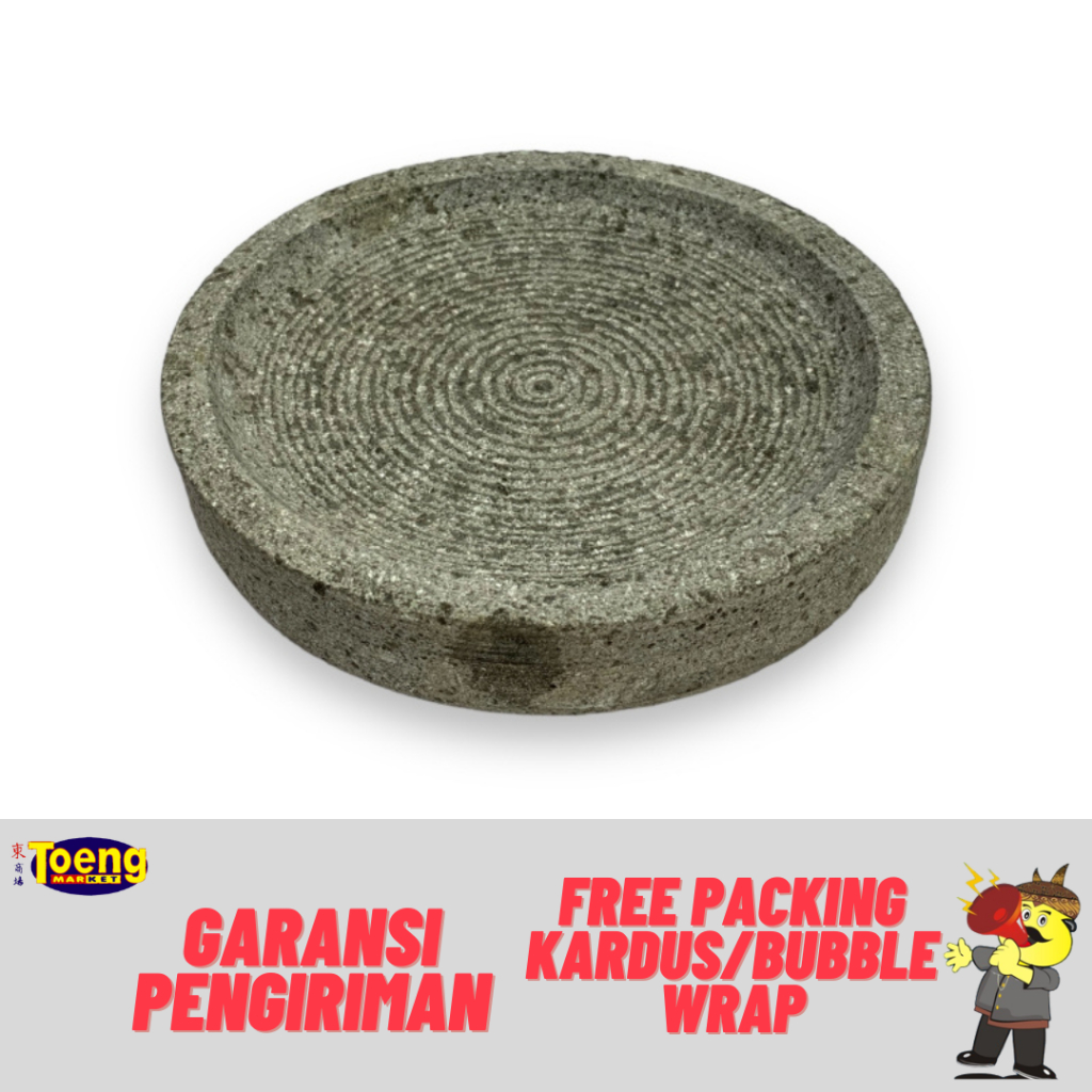 BATU COBEK BULAT 18cm AU / COBEK BATU