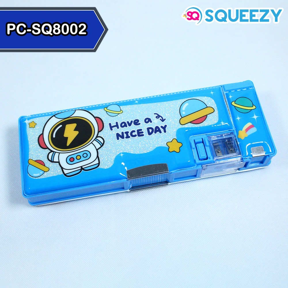 

RB Kotak Pensil Ukuran Jumbo Tempat Pensil 2 Sisi + Rautan PC-SQ8002