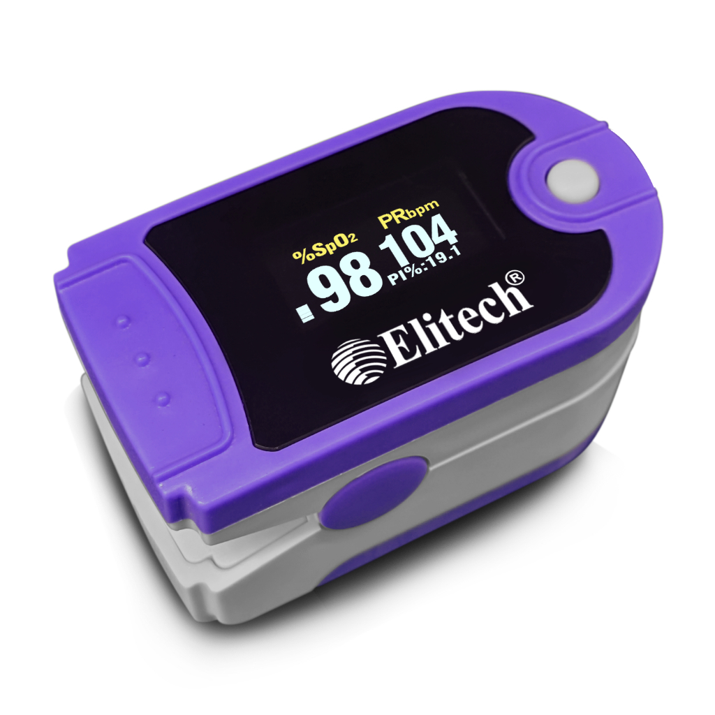 Pulse Oximeter Fox-1 (N) Elitech - Saturasi Oksigen-Lavender