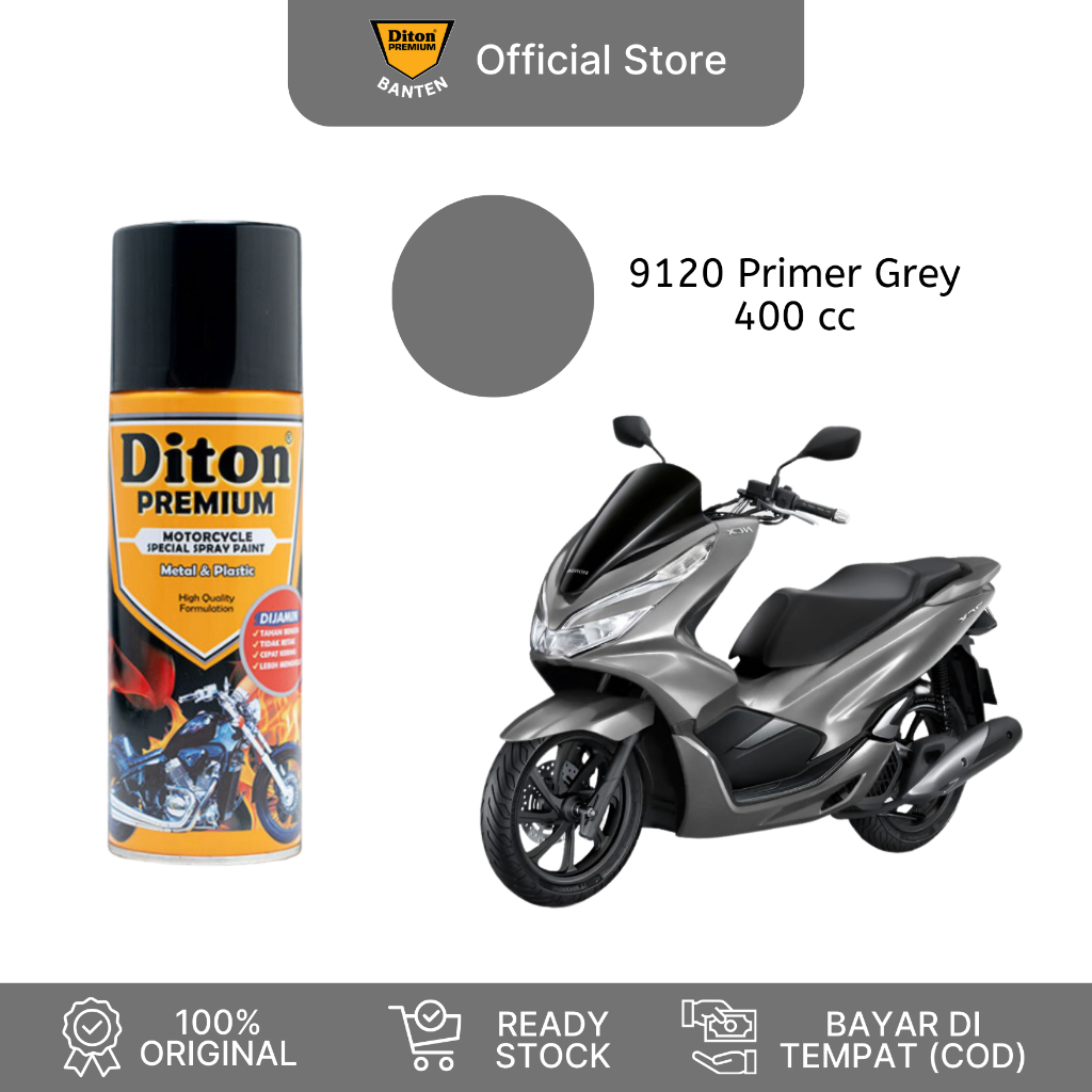 Diton Banten - Cat Semprot Pilox Diton Premium Dasar Epoxy (9120 Primer Grey)