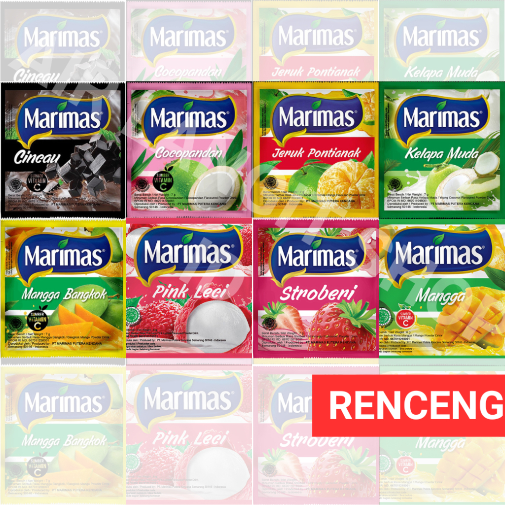 

[RENCENG] Marimas Aneka Rasa All Variant Sachet 6 gram x10 pcs