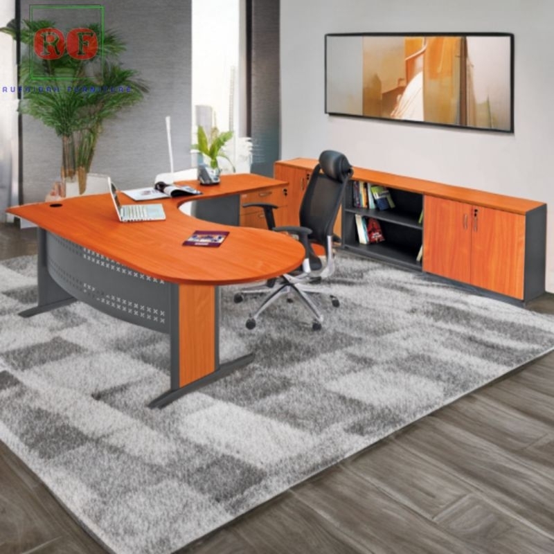 Meja Kerja Direktur / Partisi Kantor / Meja Kerja Direktur Proffesional Arkadia Minimalis