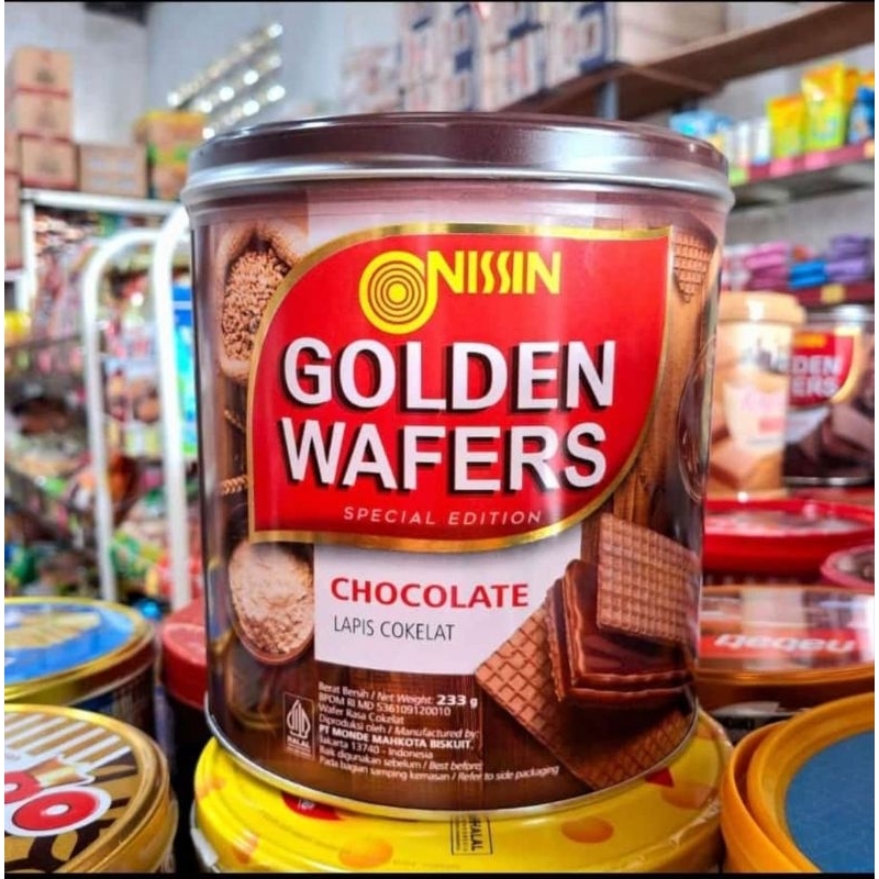 

Nissin Golden Wafers 233gr (1 dus isi 6)