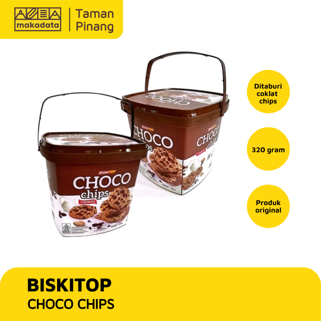 

BISKITOP CHOCO CHIPS 320GR / CHOCO CHIPS COOKIES