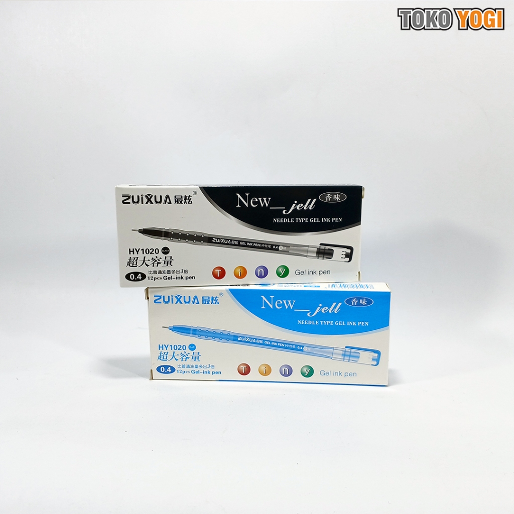 

ZUIXUA BPT GEL HY1020 0,4 MM ISI 12 PCS HITAM/BIRU