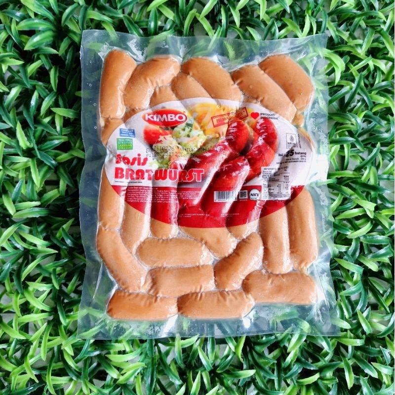 

KIMBO Sosis Bratwurst Cocktail Original - Berat 450 gr - Isi 25 pcs