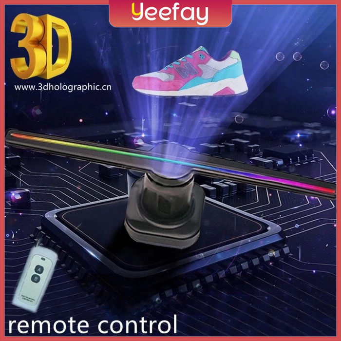 ✨kipas led✨3D LED Fan Hologram Display Mesin Iklan Kipas 3D Hologram RGB Iklan Video Animasi 3 Dimen