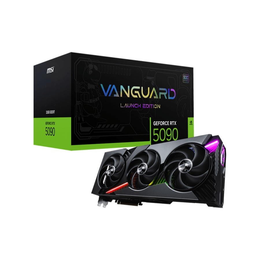 MSI GEFORCE RTX 5090 VANGUARD SOC LAUNCH EDITION 32GB GDDR7 NVIDIA / 5090