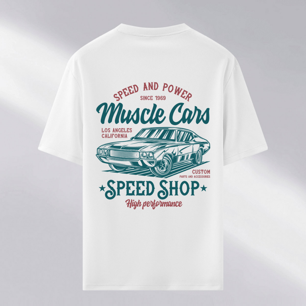 Speed Shop Muscle Cars Los Angeles California Kaos Terbaru Gambar Pakaian Pria