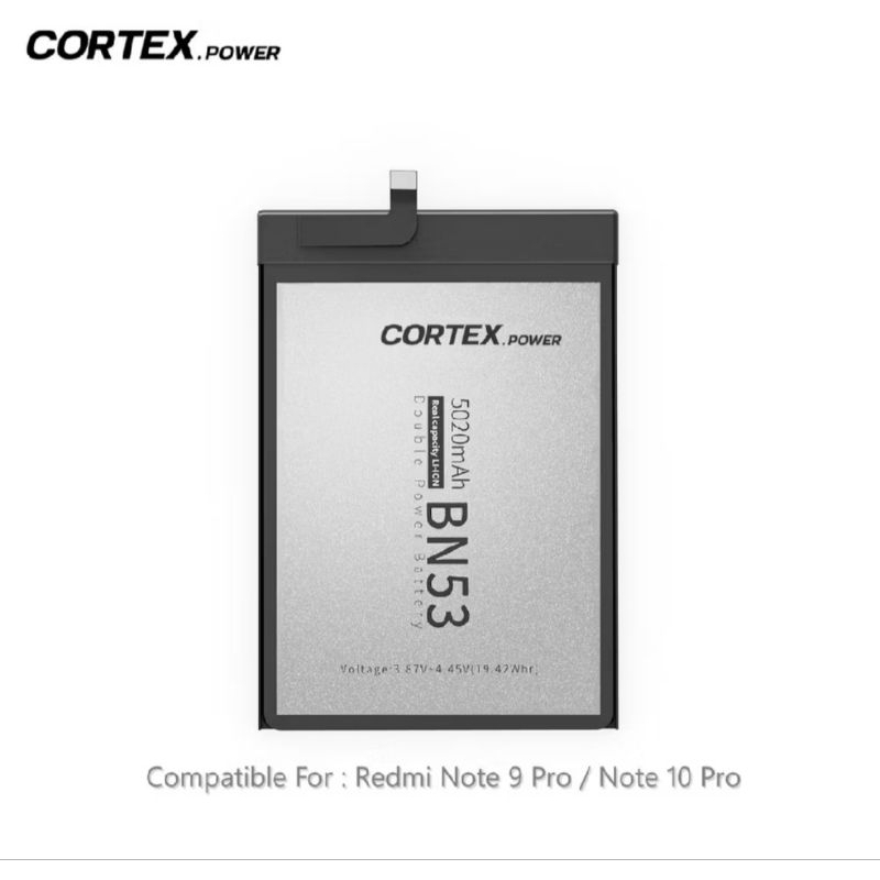 Baterai BN53 Compatible For Redmi Note 9 Pro , Note 10 Pro 4G Original Double Power IC Real Capacity