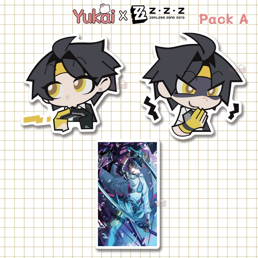 

Stiker Harumasa Zenless Zone Zero (ZZZ) Premium - Sticker Pack Anime Waterproof