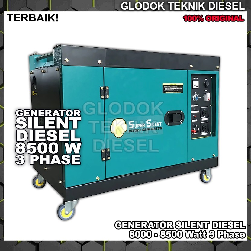 Matrix Generator Silent Diesel 8500 8000 Watt 1 Phase MTX 10000 ES Genset Listrik Silent Solar 8.5 -