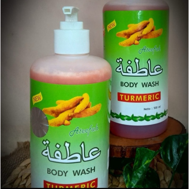ATEEFAH | Body Wash Turmeric Sabun Cair Arab 500Ml 100% Original