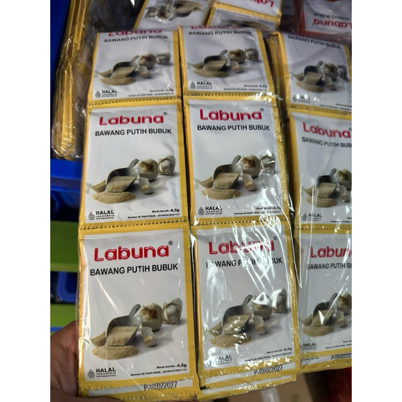 

BAWANG PUTIH BUBUK SACHET 4,5 GR - LABUNA