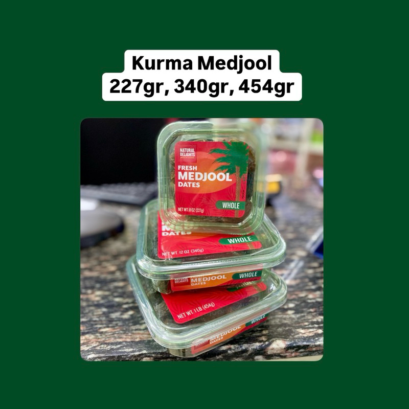 

Kurma Medjool / Medjool Dates ( 227gr, 340gr, 454gr, 2000gr )