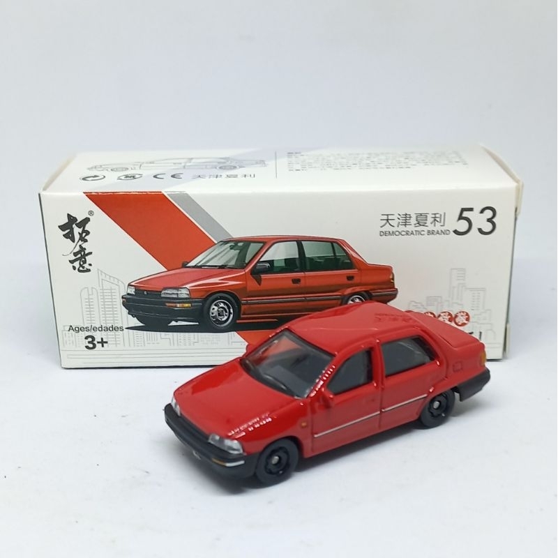 xcartoys daihatsu charade classy red democratic brand diecast 1/64 (t)