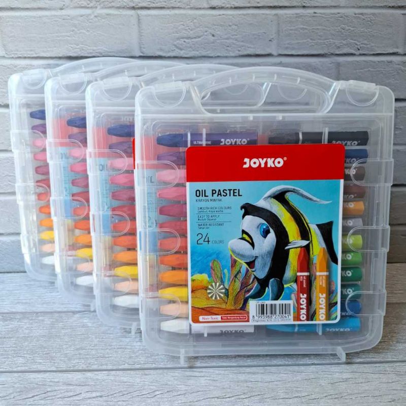 

promo 1pak crayon joyko/oil pastel joyko 24warna