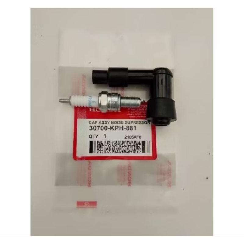 tutup busi + busi Denso KPH Honda Karisma Supra x 125 Kirana Original AHM