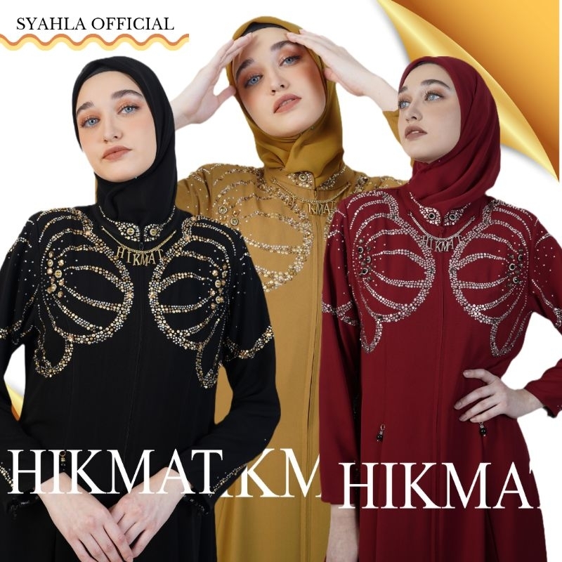 HIKMAT ABAYA A6265 NEW ARRIVAL TERBARU TERMURAH SYAHLA BUTIK
