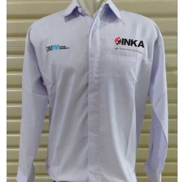 kantong 1 PT INKA baju PT INKA seragam PT INKA Pdh PT INKA baju kerja PT INKA kemeja kerja PT INKA s
