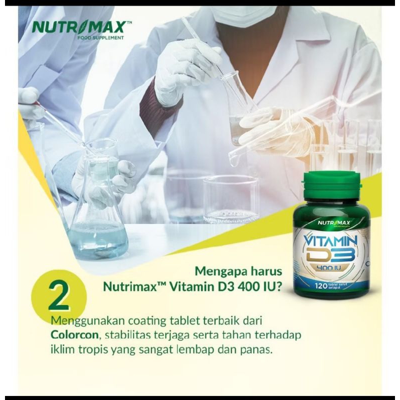nutrimax vitamin D3 400 iu