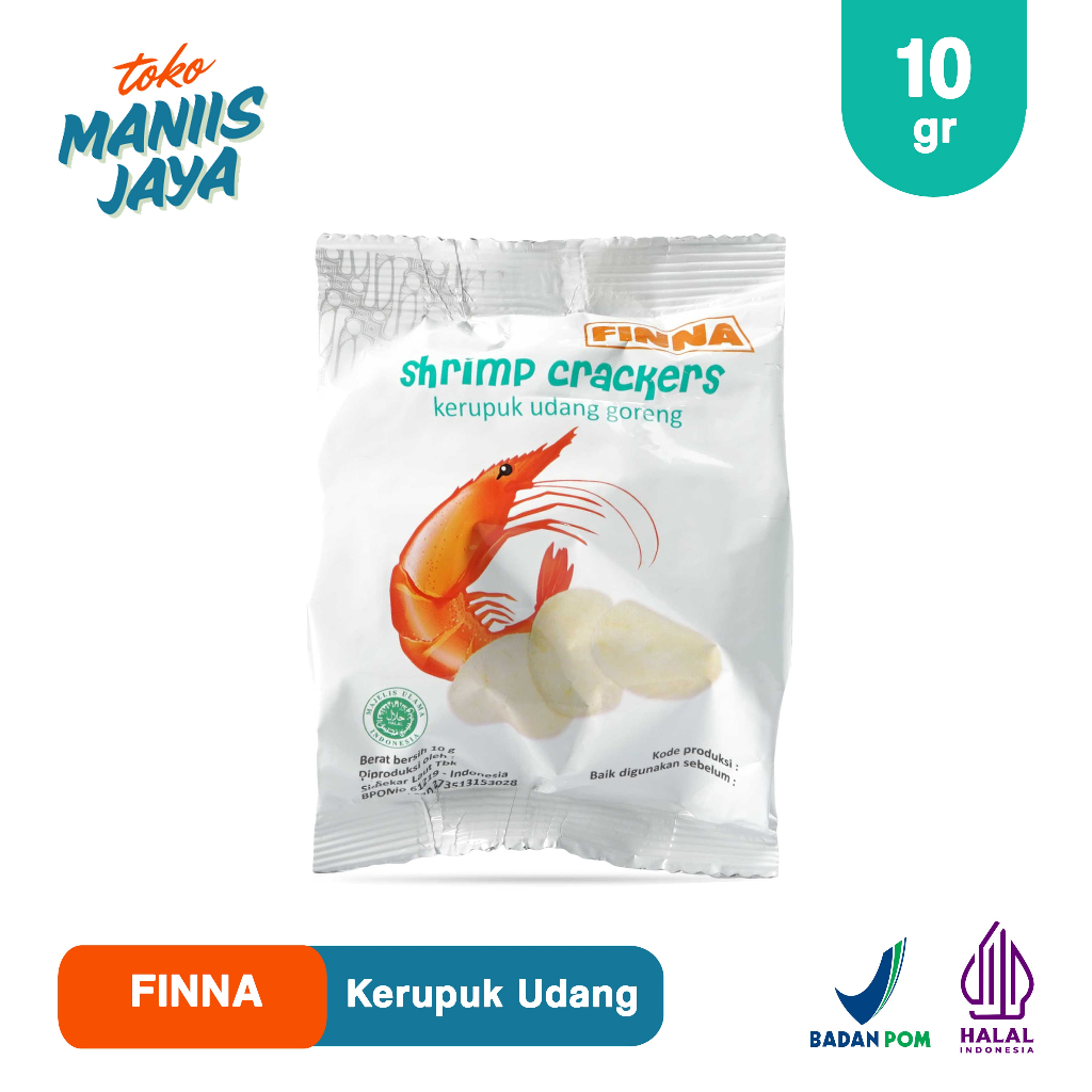 

Kerupuk Udang Goreng Finna 10gr Instan