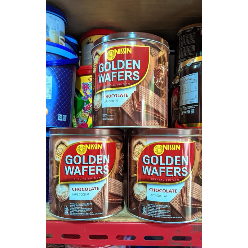 

NISSIN GOLDEN WAFER KALENG 1 KARTON ISI 6