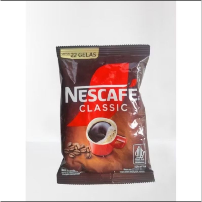 

Nescafe Coffe Classic Kemasan Ekonomi 45 Gram untuk 22 Gelas