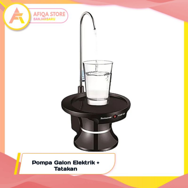 Pompa Air Galon Elektrik + Tatakan / Pompa Galon Elektrik / Pompa Air Galon