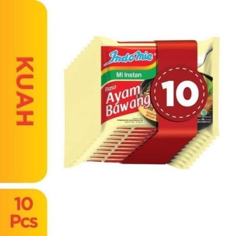 

INDOMIE AYAM BAWANG 1 PAKET ISI 10 BUNGKUS