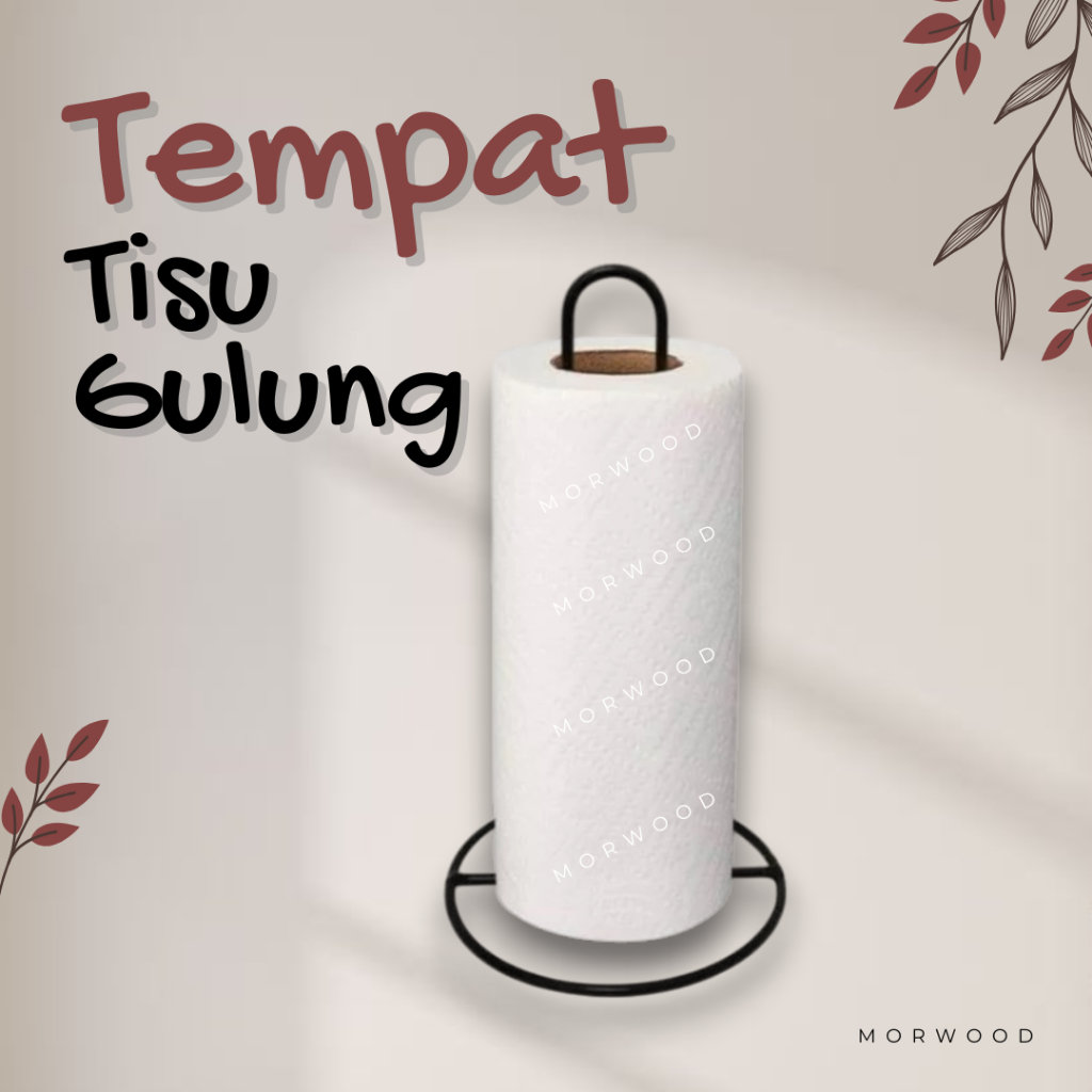 Kitchen Roll Paper Towel Holder - Tempat Tisu Gulung Dapur