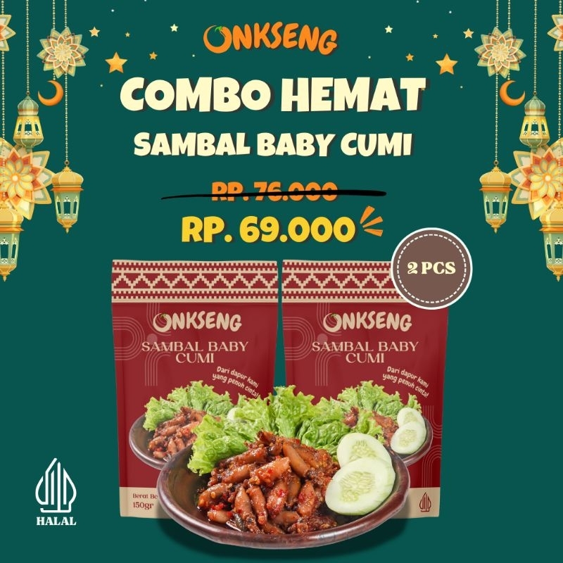 

COMBO HEMAT ONKSENG - Sambal Baby Cumi