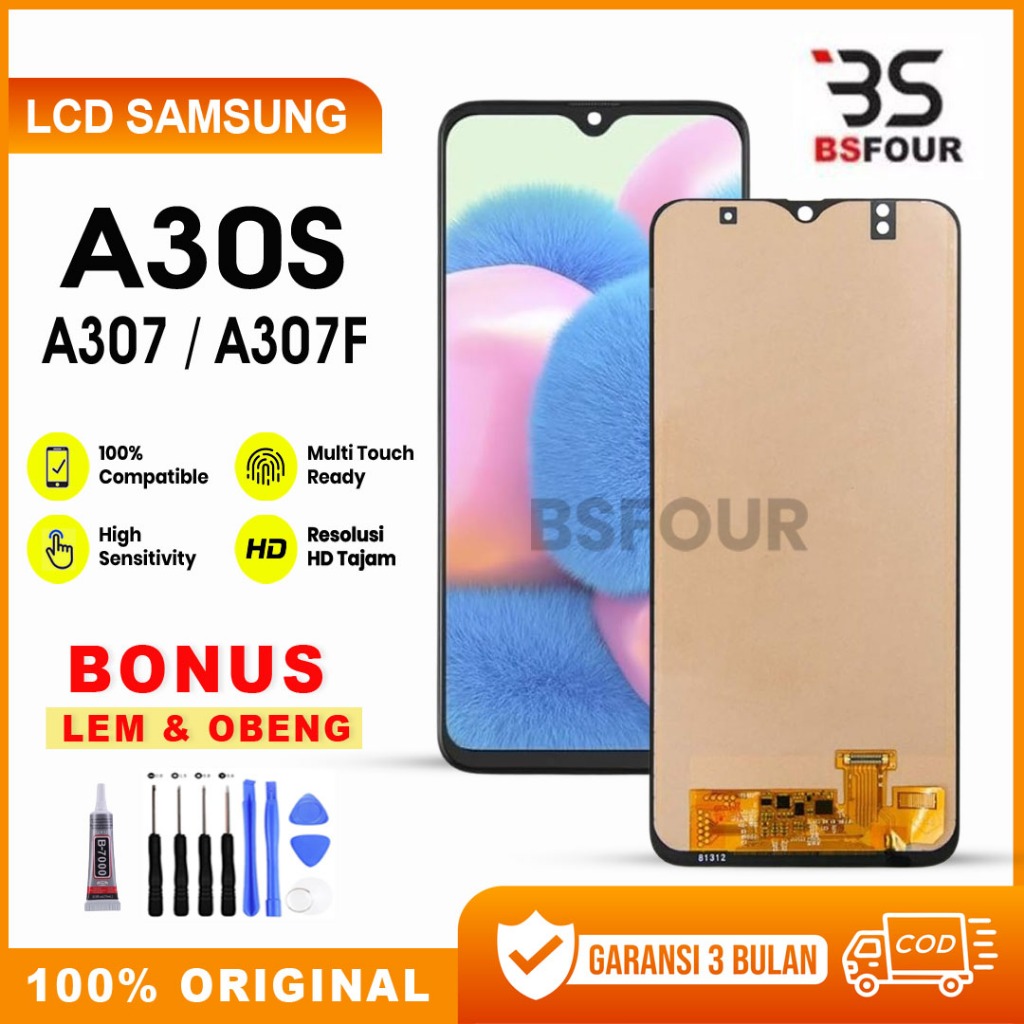 LCD SAMSUNG A30S / A307 / A307F / A307GN TOUCHSCREEN FULLSET ORIGINAL