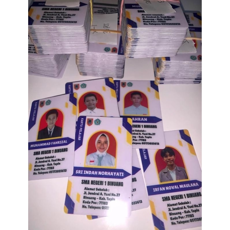 

Cetak Id Card , Kartu Pelajar, Kartu Pegawai, Kartu Anggota