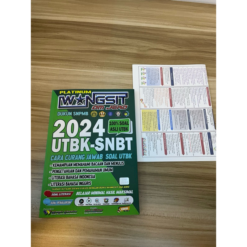 Buku Platinum Wangsit Om Jero 2024 SNBT NEW PRODUCT
